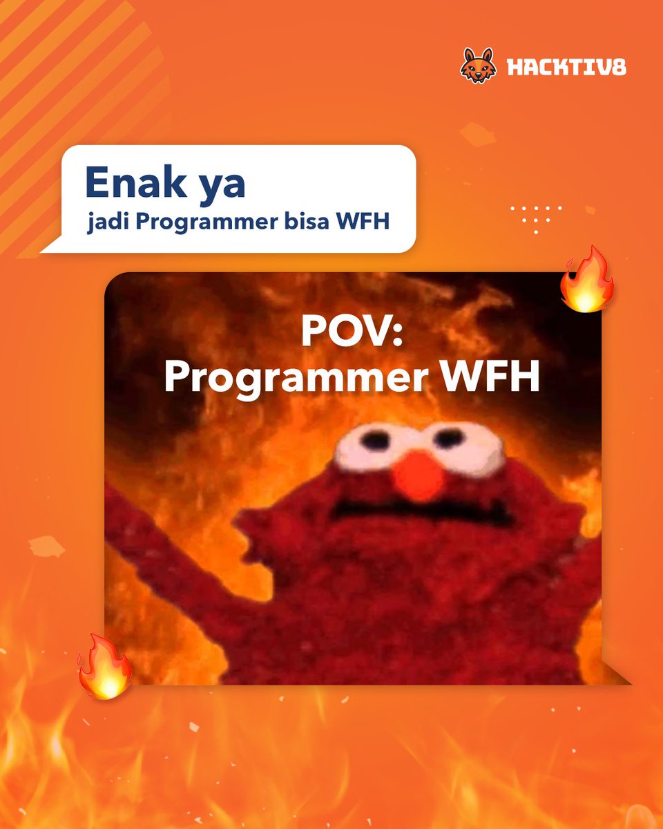 hacktiv8id's tweet image. Karena dimana pun kerjanya problemnya tetep mencari titik koma yang hilang. 😅
Coba kasih tau Mintech yg sering ngalamin dengan reply twit ini.
#GrowWithHacktiv8 #Programmer #MemeProgrammer #CodingBootcamp