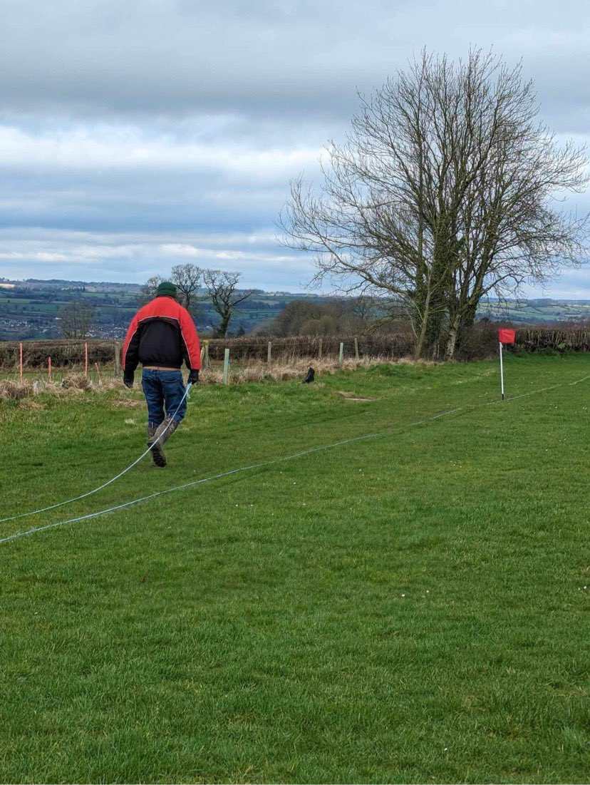 wufc1895's tweet photo. Winsham take on Shepton Reserves this afternoon in their first home game since December. 

Our dedicated management/ground team have been out since the early hours inspecting and marking the pitch ahead of this afternoon’s clash. 

KO 2:30pm @ Horseshoe Lane #upthewinsh 🔴⚫️🔴⚫️ https://t.co/gaiNsWWOTh