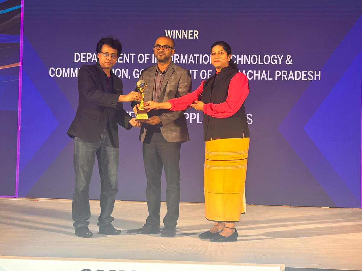 Congratulations to the Department of Information Technology & Communication, GoAP for winning in the 'Enterprise Applications' category at the #TechSabha Awards held in Kolkata. 

We are proud of this accomplishment as it illustrates our commitment to implementing transformative…
