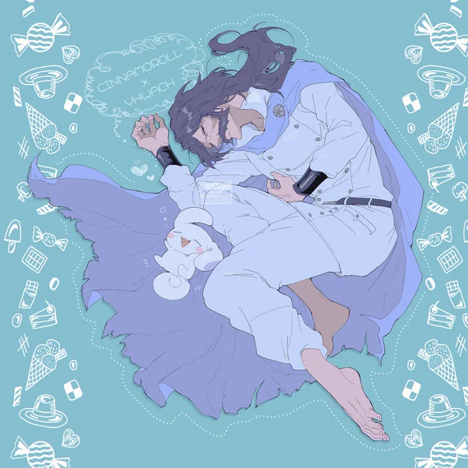 #毎日ユーハバッハ陛下 Day 62出来心コラボ૮ .  ̫ .。 ა 
