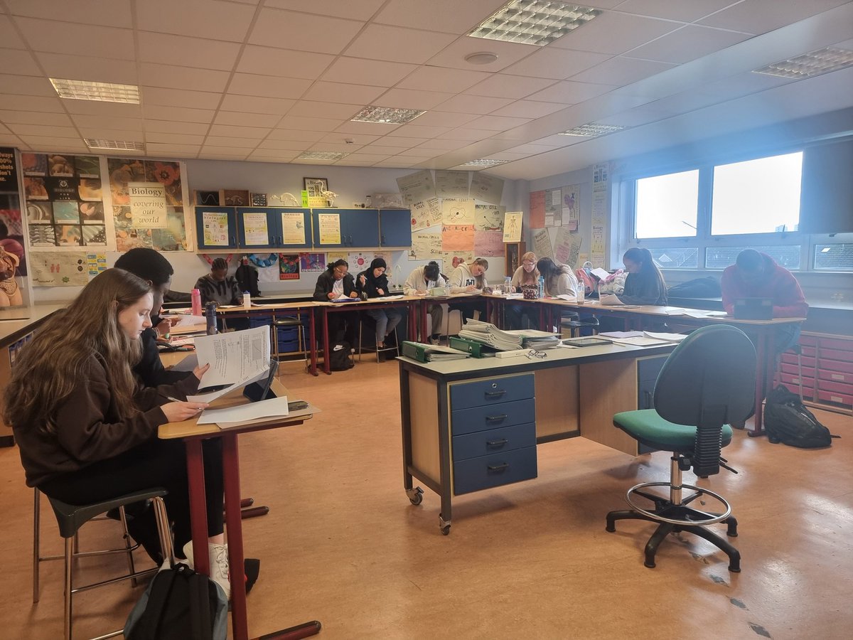 Higher Human Biology Saturday supported study in full swing! Looking at metabolic pathways today. Well done everyone 👏 @StAndrewscience @StAndrewsRCSec