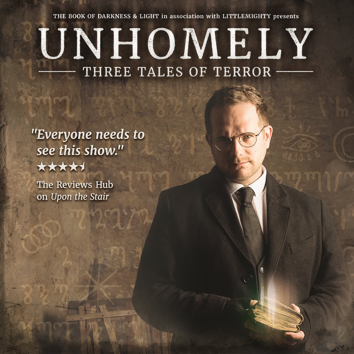 💀 Are you ready for three tales of terror? UNHOMELY comes to @LeedsPlayhouse 21-23 March. Chilling stories, integrated BSL in every performance. Stars @ThisDuffy @missamyhelena and @Adam_Zed. You've never seen a horror show like this before. 🎟️ TICKETS below...