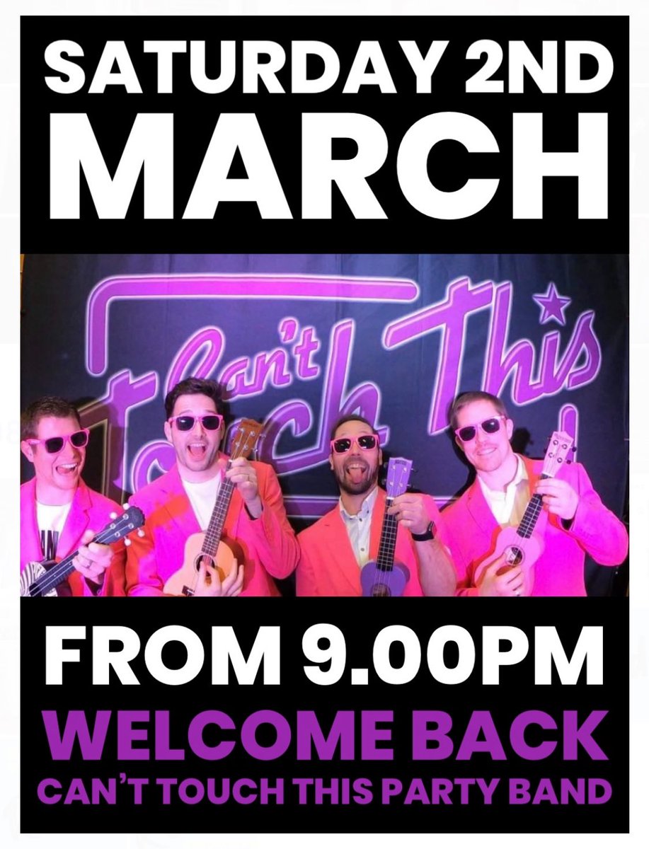 Tonight - 2nd March #fantasticband #crowborough #thesocial