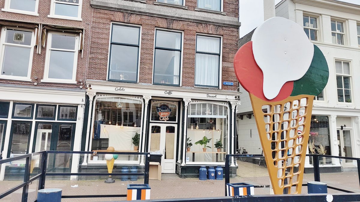RaymondAarsman1's tweet photo. David van David's Gelato wil zijn ijssalon weer openen, als het weer mee zit π, op vrijdag 8 maart op de Markt van #Gouda. #schepijs #lente https://t.co/pCRMxTx0kh