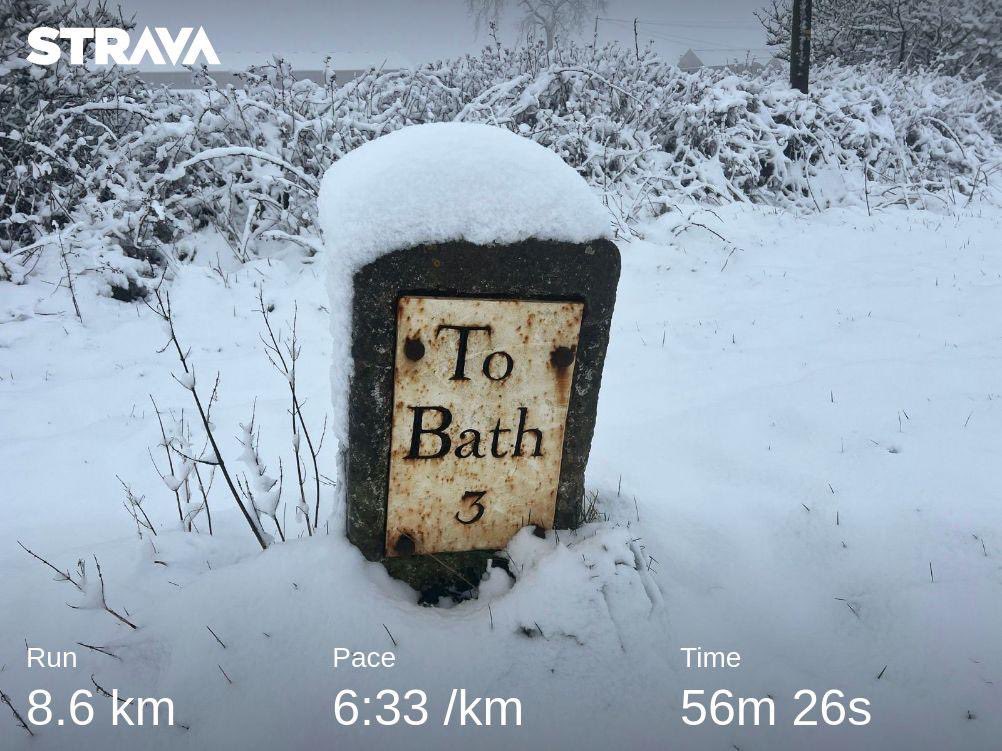 Not exactly the run I had planned this morning…..