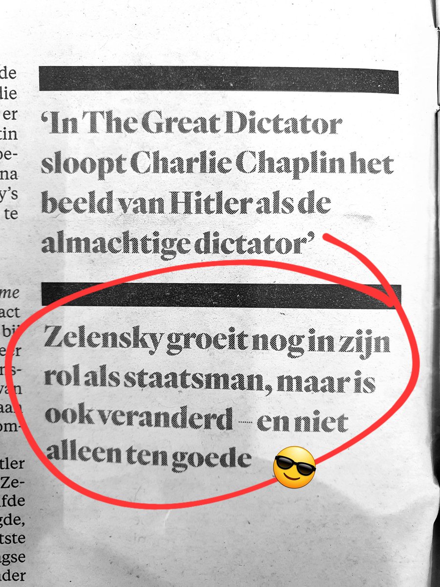 Holavista's tweet image. PAROOL, ZATERDAG, 3 MAART 🤡
#Oudverzetskrant #Parool
#Zelensky
#Oekraïne