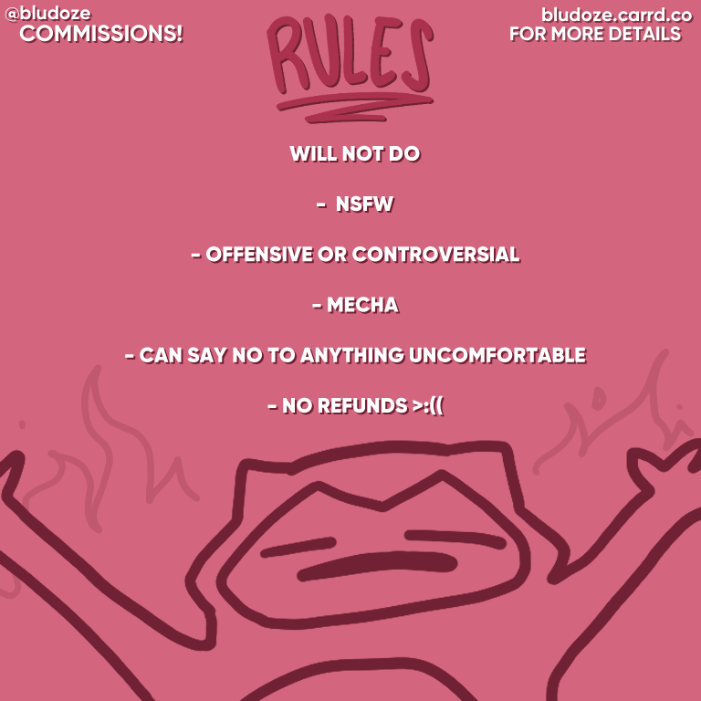 bludoze's tweet photo. EMERGENCY COMMISSIONS!! (dm me for more info)

its hard to get money recently especially for college savings and paying off my laptop..

rts appreciated 🙏
#commissionsopen https://t.co/r3LgHNgd0g