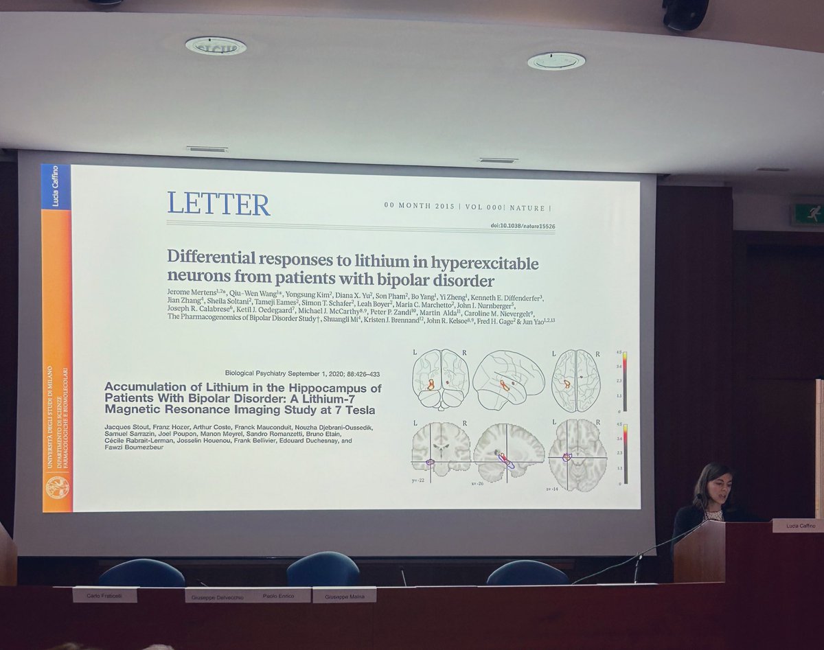 <a href="/LuciaCaffino/">Lucia Caffino</a> at the sum-up meeting of the #UnMet European Project on #BipolarDisorders. Great opportunity to discuss the final results with all the partners <a href="/JudithHomberg/">Judith Homberg</a>.
Thanks to <a href="/policlinicoMI/">Policlinico di Milano</a> for hosting the event!