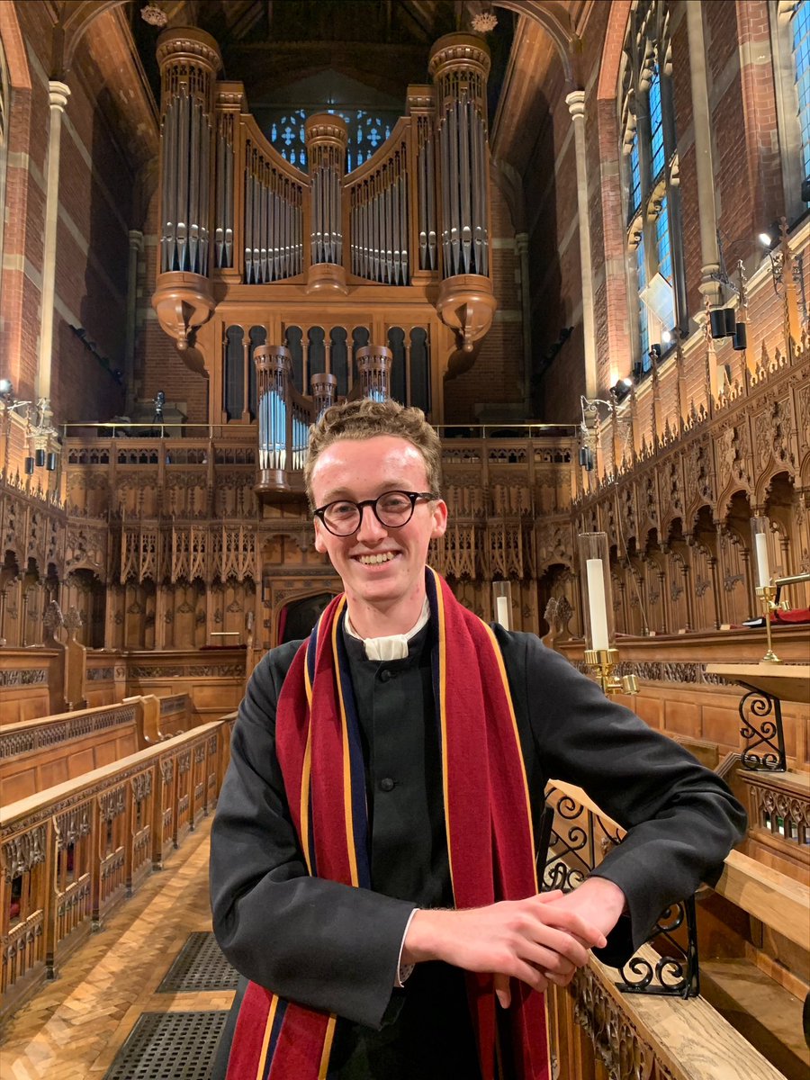 Selwyn1882's tweet photo. Congratulations to Selwyn’s organ scholar @adamfield02, who has passed his Fellowship Diploma of the Royal College of Organists (FRCO). This is the most advanced qualification available to organists, and it’s highly unusual for it to be awarded to undergraduates. https://t.co/NOOBp4n6we