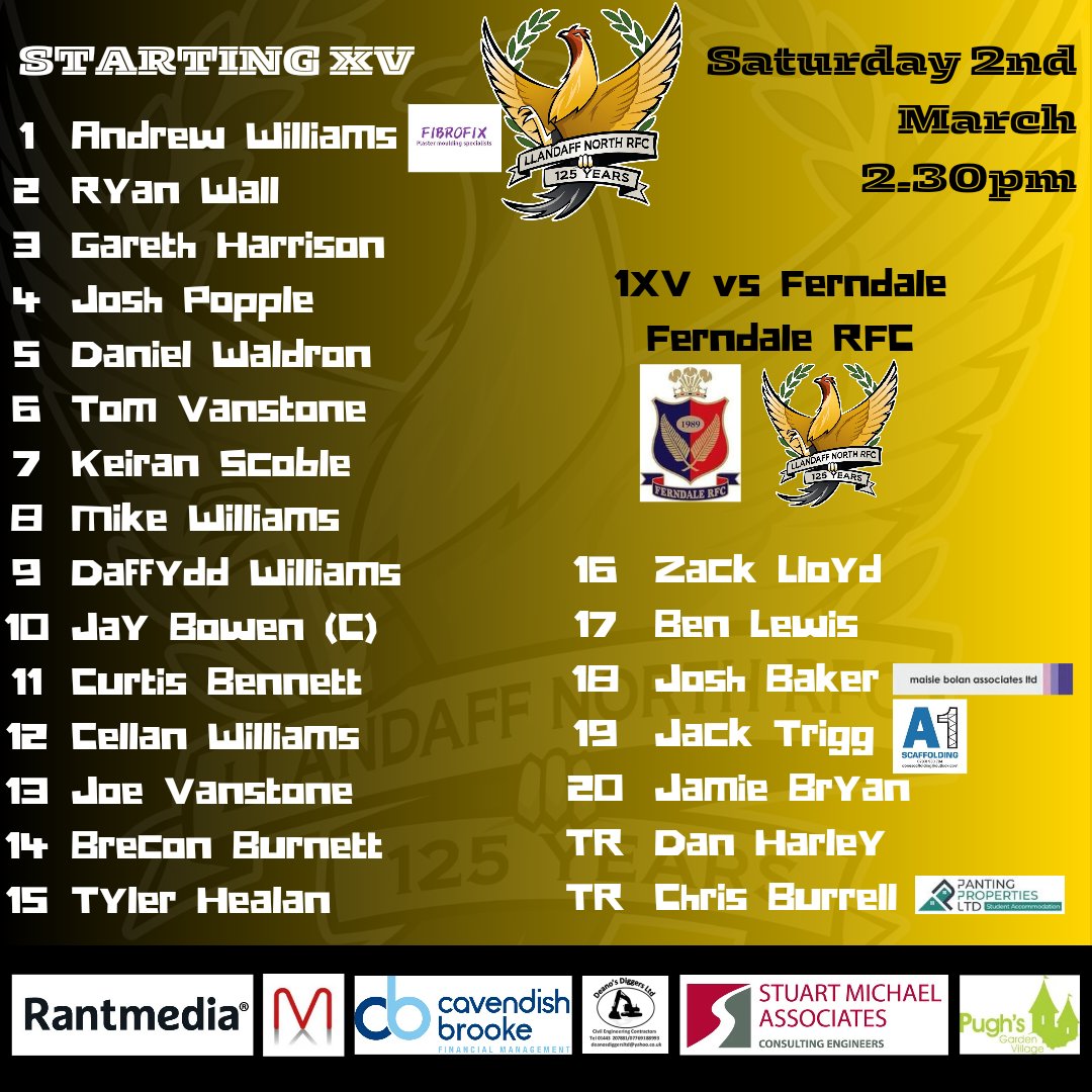 Game on at <a href="/FdaleRFC/">FerndaleRFC</a>! 

Good luck gents! 

#blackandamber #northfamily 
⚫️🟡