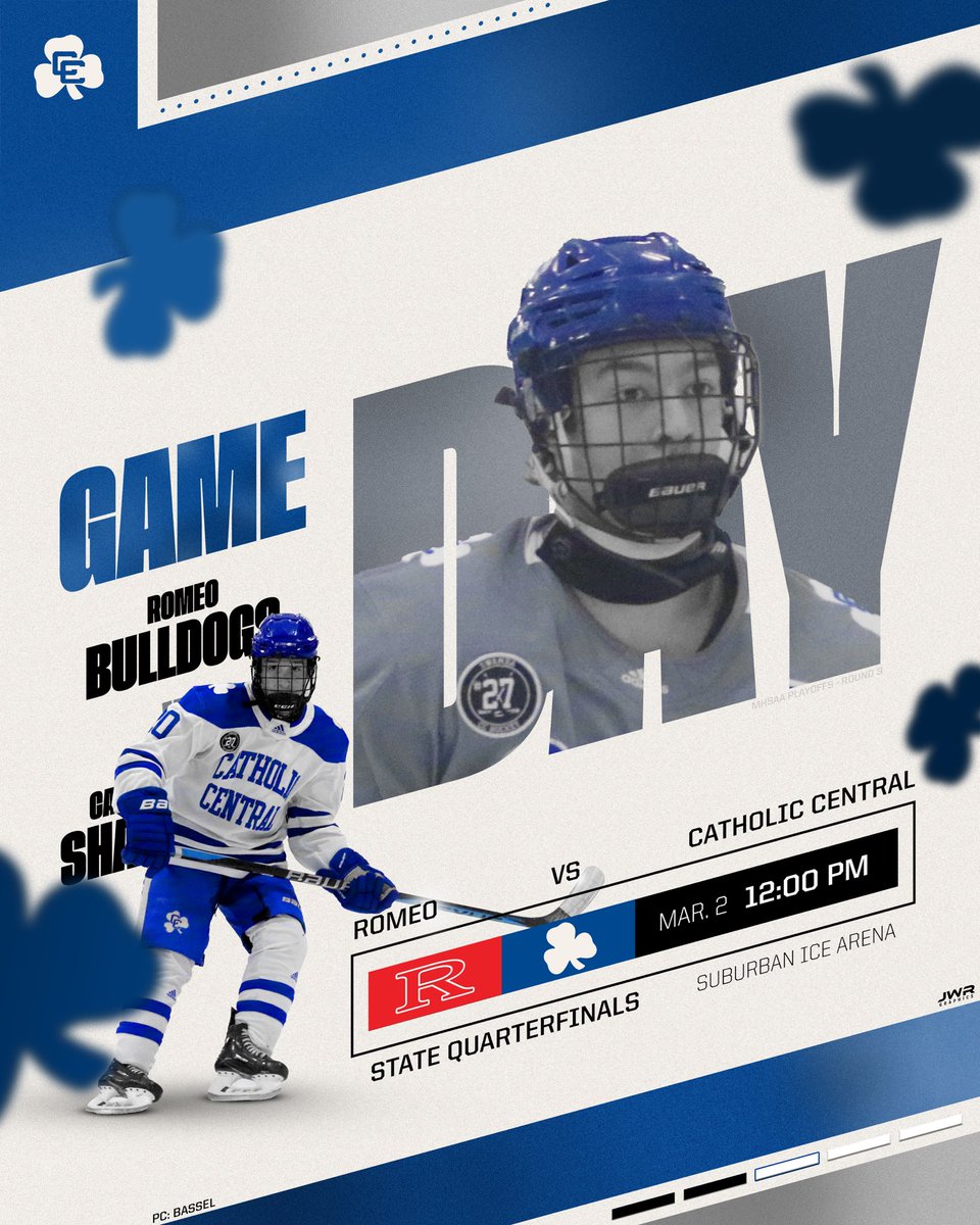 dcchockey's tweet image. 🚨GAMEDAY
STATE QUARTERFINAL vs Romeo at Suburban Ice Macomb. 
12:00 PM 
#ccpride