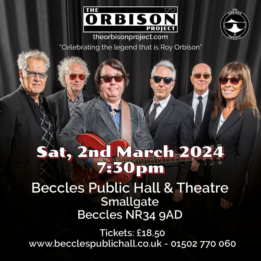 OrbisonProject's tweet image. Tonight, we're performing at Beccles Public Hall &amp;amp; Theatre – just a few tickets left! 

ticketsource.co.uk/becclespublich…