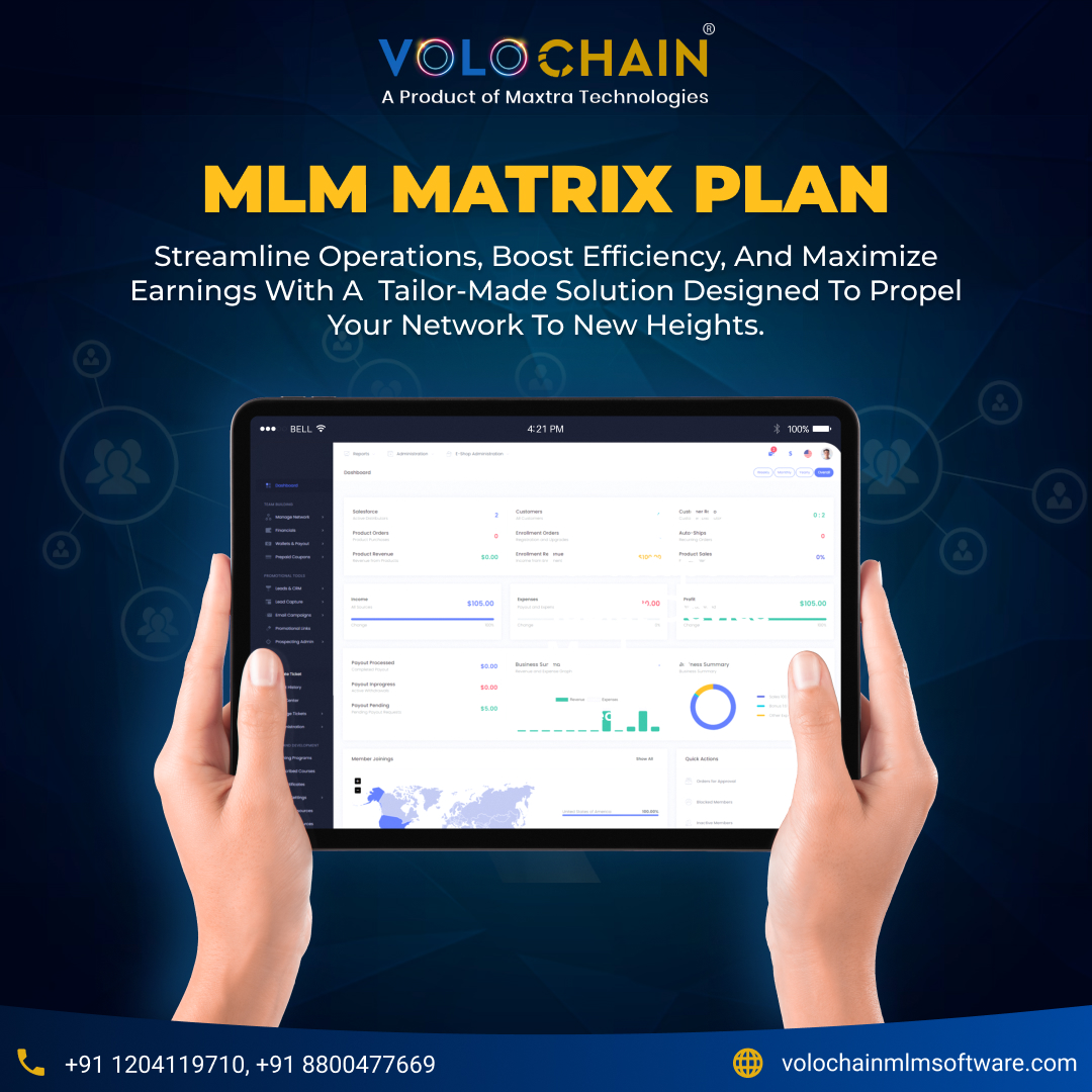 volochain's tweet image. 🔄 Experience the future of network marketing with our innovative MLM Matrix Plan! 🌟 Experience unparalleled growth, lucrative rewards, and endless possibilities for success. 💰 

🌐 - volochainmlmsoftware.com/matrix-mlm-pla…
📞 - +91 8800477669

#MLMMatrixPlan #NetworkMarketing #SuccessJourney