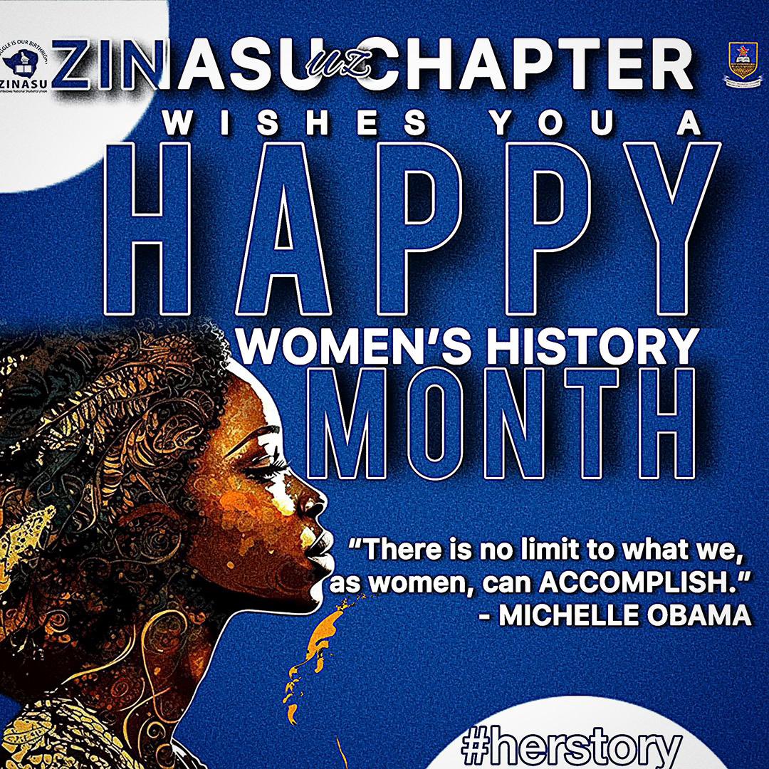 Zinasu UZ Chapter joins the world I’m celebrating all women and their stories!