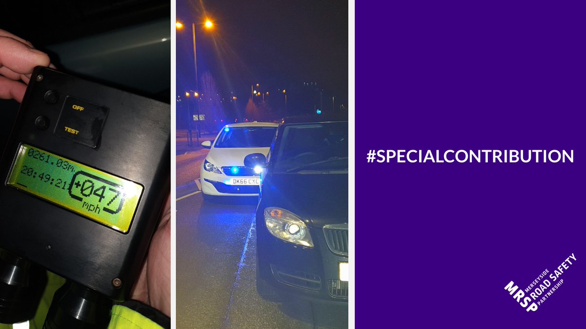 Last night @MerseySpecials made 1 arrest for drink drive, issued multiple tickets, seized 1 vehicle for no insurance and conducted several taxi licencing checks! An outstanding #SpecialContribution in making our roads safer - Good work team! #RoadSafety