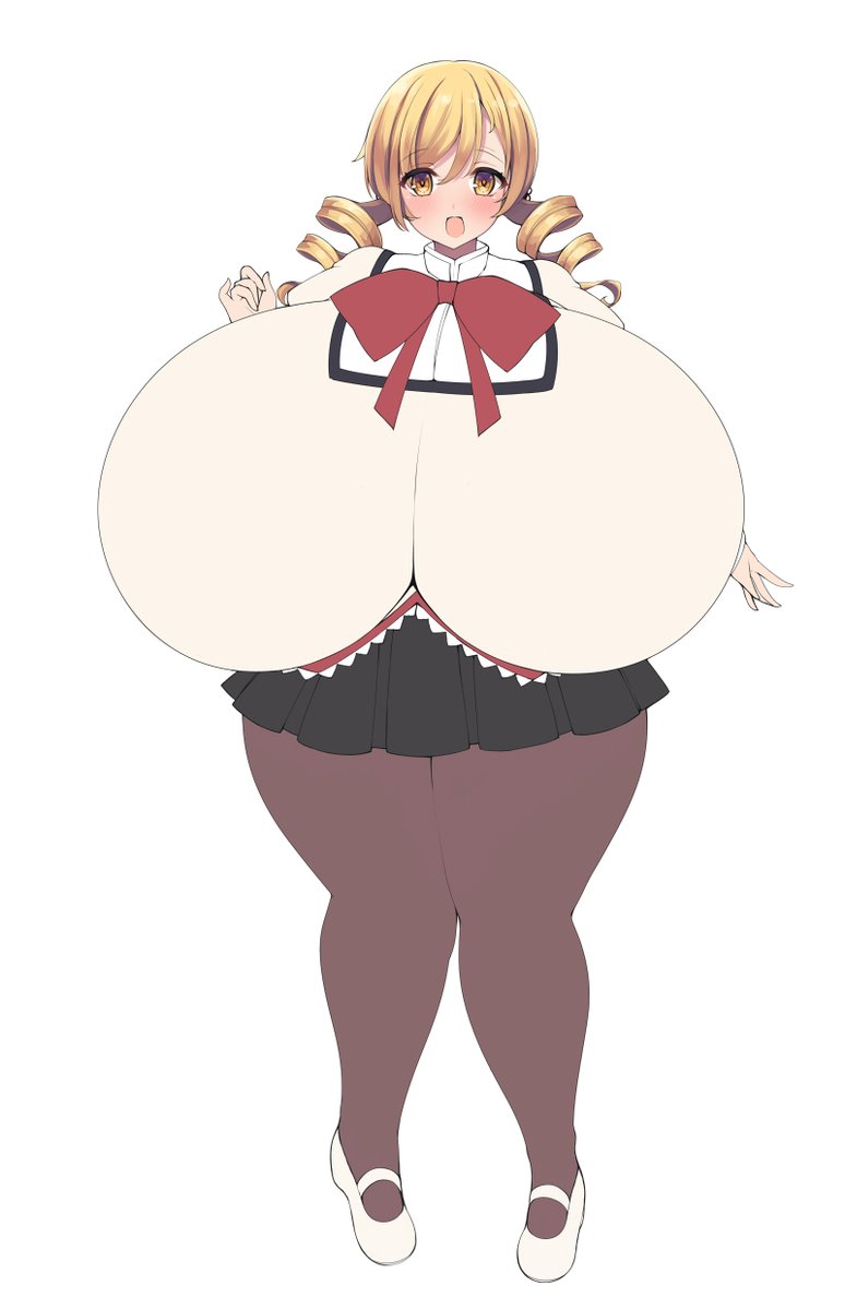 以前描かせていただいたマミさんの追加差分として制服仕様に改造してる 