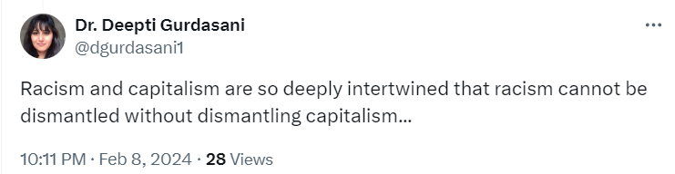 PhilWMagness's tweet photo. Another Marxist-CRT take from one of the primary architects of lockdowner ideology during Covid... https://t.co/ifAM3nSieo