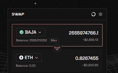 claimed $Baja Revenue Share x.com/BajaCoinBlast/…