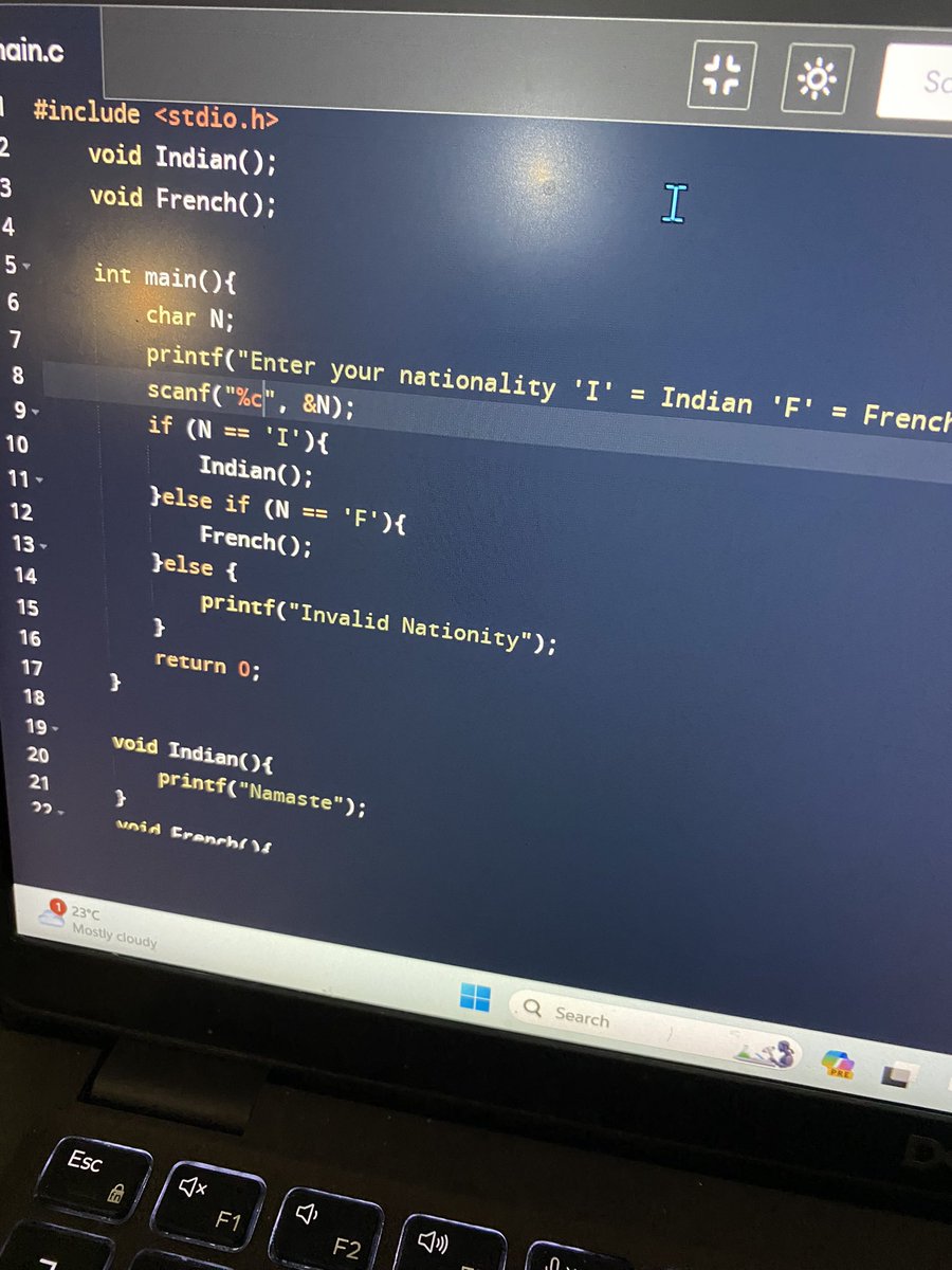 MrAhmadArslaan's tweet image. Taking small step to reach the destination #c_programming
#functions #development