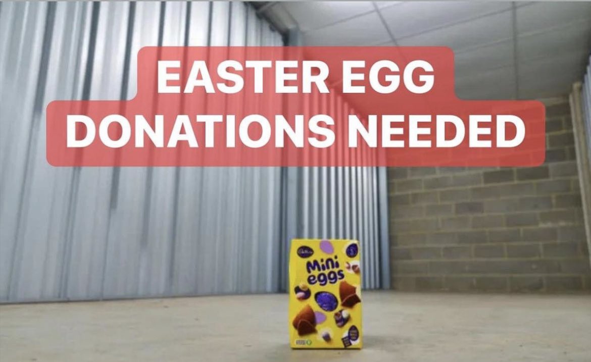 Can you help? We’re supporting Access Storage’s initiative to fill a storage unit full of Easter Eggs and donate it to the fantastic @weareaceofclubs If you’re able to, you can donate an Easter Egg by taking it to Lambeth Town Hall (FAO BAL Councillors) or directly to Access🐣