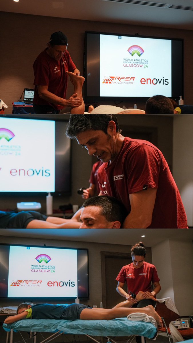 EQUIPAZO DE FISIOS EN EL CTO DEL MUNDO INDOOR EN GLASGOW 🇪🇸🇪🇸
<a href="/atletismoRFEA/">atletismoRFEA</a> <a href="/enovisiberica/">ENOVIS Ibérica</a>