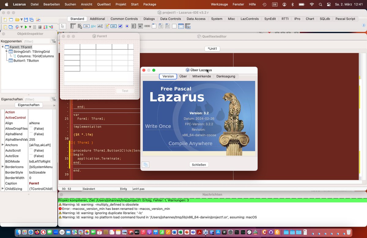 SciPasTips's tweet image. #Lazarus IDE 3.2 released. #Lazarus_IDE @LazarusDev @freepascaldev @lazarusforum forum.lazarus.freepascal.org/index.php/topi…