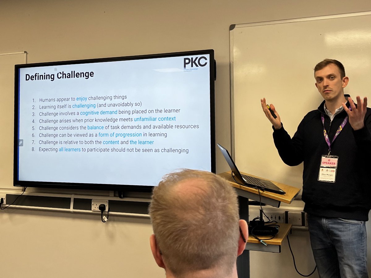 Great session from @MorgsEd exploring challenge in learning <a href="/researchEDWarr/">researchED Warrington</a> #researchEDWarr2024