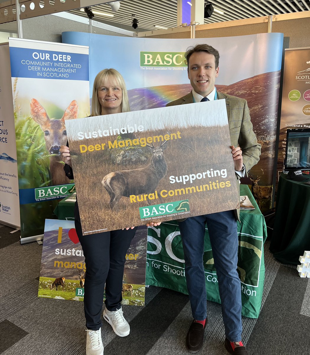 We are looking forward to holding a Parliamentary exhibition next week in @ScotParl to discuss sustainable deer management, kindly sponsored by @SharonDowey_ #SCC24