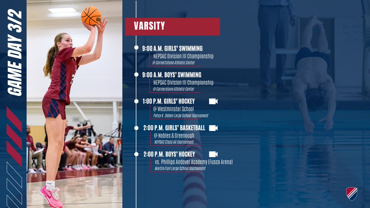 Busy game day full of playoffs! Streaming links below:

|| Girls' hockey: youtube.com/watch?v=_hVa6F…

|| Girls' basketball: youtube.com/@noblesathleti…

|| Boys' hockey: dxsfhockeytv.org