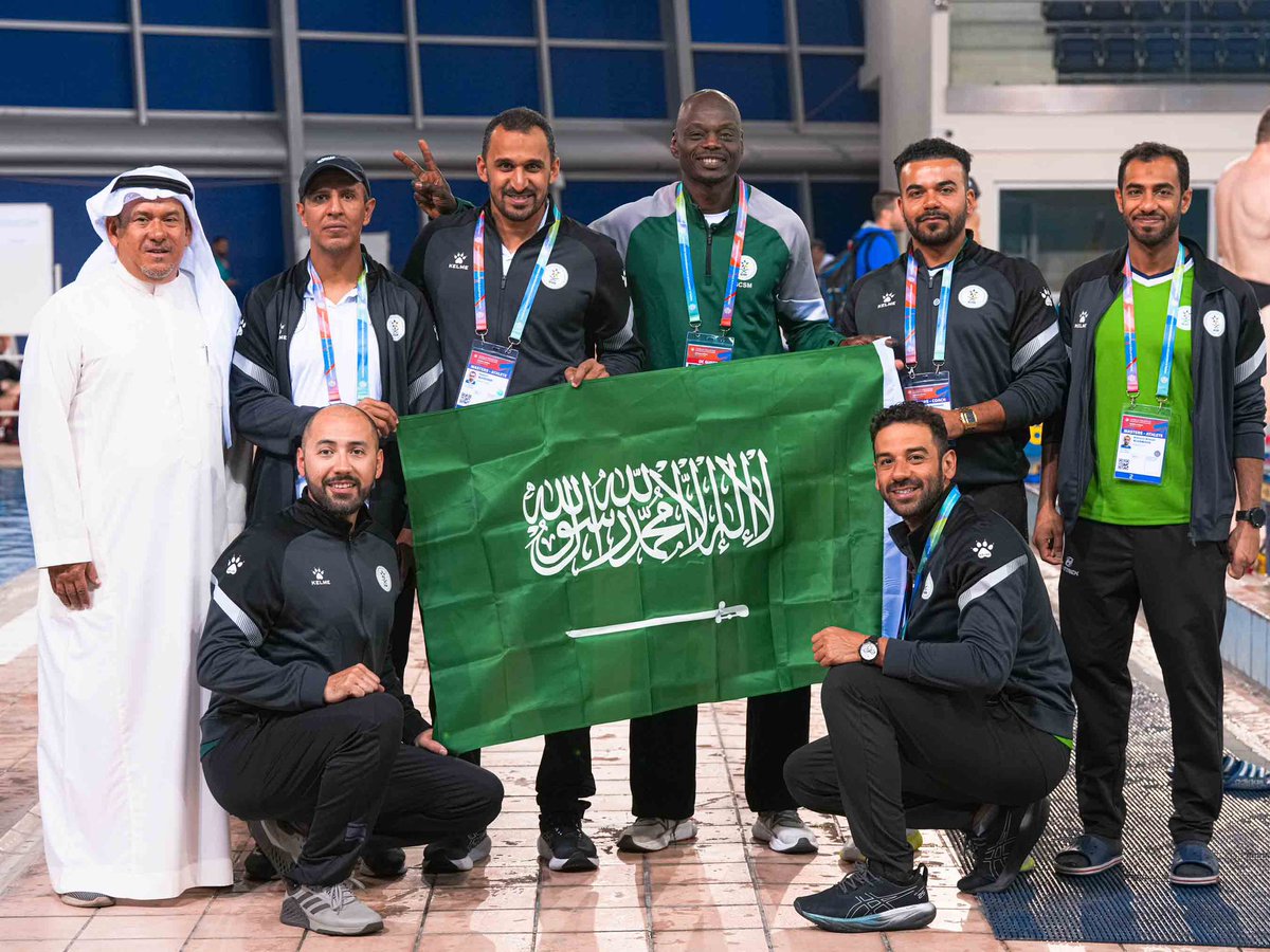 البطل/ يوسف عيسى اليوسف يحصد فضية العالم في #بطولة_العالم_للألعاب_المائية_للأساتذة 
في #الدوحة 2024م🥈🇶🇦💪🏼🏊🏼‍♂️🇸🇦

#ألف_مبروك 🤩
#شجع_الأساتذة_الخضر 🇸🇦💚
#اللجنة_السعودية_لرياضة_الأساتذة