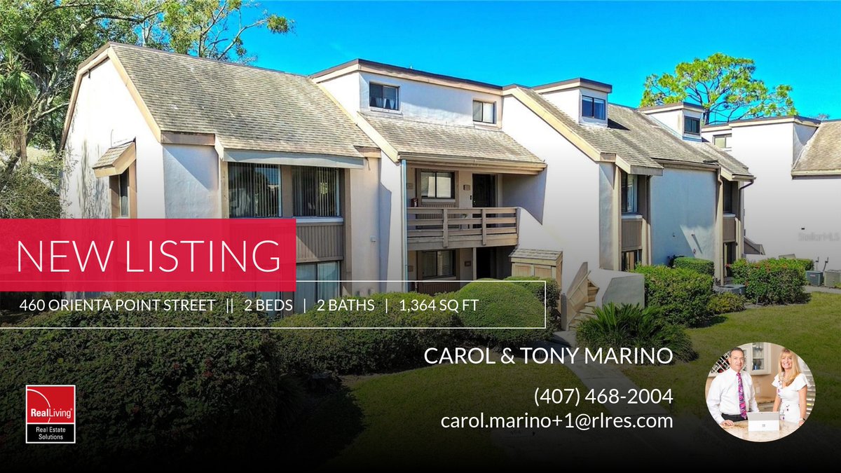 CarolandTonyCRR's tweet photo. 📍 New Listing 📍 Take a look at this fantastic new property that just hit the market located at 460 Orienta Point Street in Altamonte Springs. Reach out here or at (407) 468-2004 for more information

Carol &amp; Tony Marin... https://t.co/Kc69lTROqQ https://t.co/TJ30FTc1dz