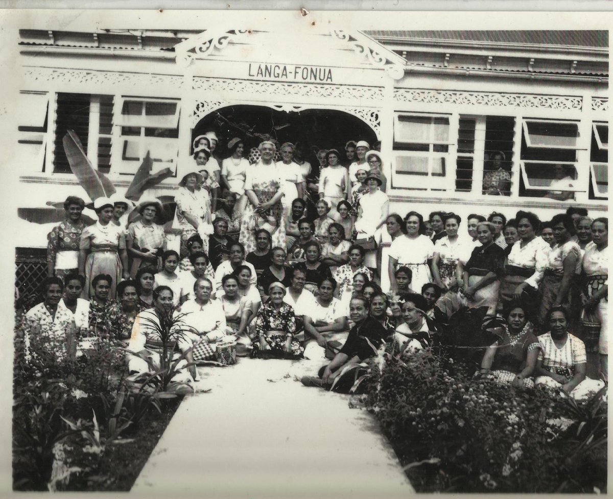 Women’s History Month - In the 1950s, every Tongan woman registered with Langafonua contributed one pound, raising a total of 2000 pounds to purchase what is now known as Langafonua 'a e Fefine Tonga. Residence was formerly owned by the Cocker Family.