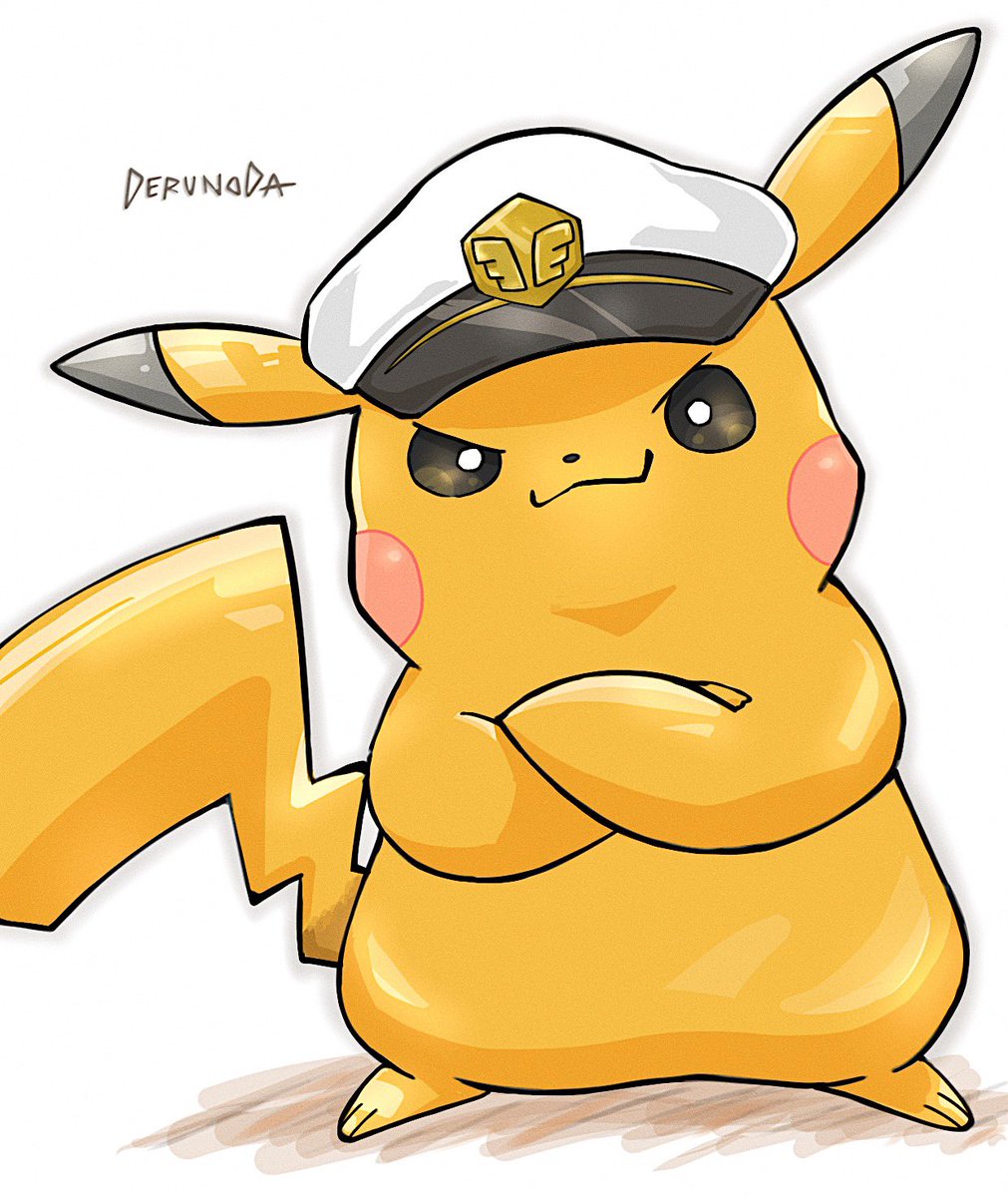 pikachu no humans pokemon (creature) hat solo peaked cap white background standing  illustration images