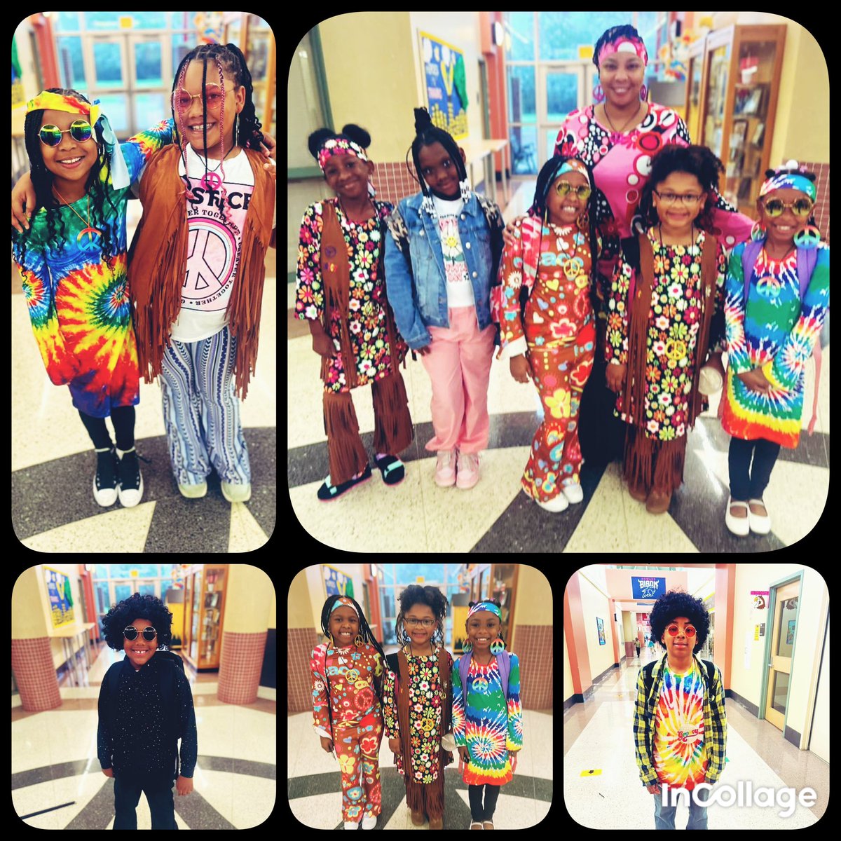 Our scholars looked groovy for 70’s Day @Thompsonhisd. @TheBrameE @SamuelBrazielSr @nwhite4002 @ChanteGary