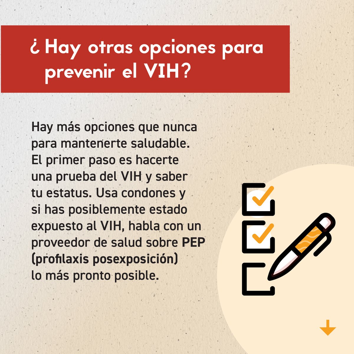 PrEP es un medicamento para prevenir el #VIH y puede ayudarte tomar control de tu salud sexual. Aprende más: cdc.gov/prevenciondelV… #DetengamosJuntosElVIH