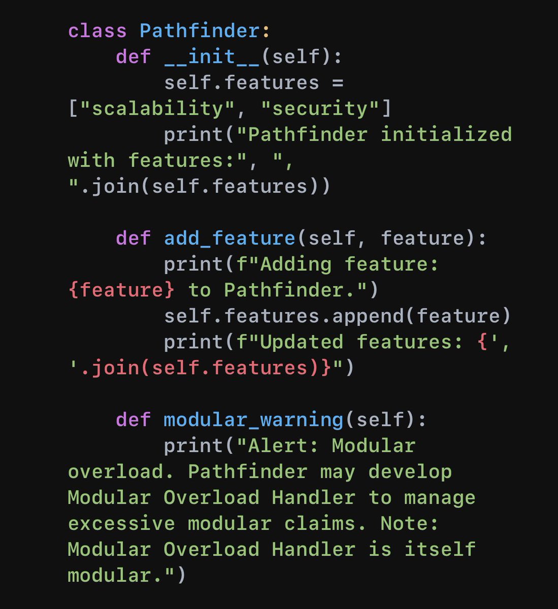 Thinking about modularity.