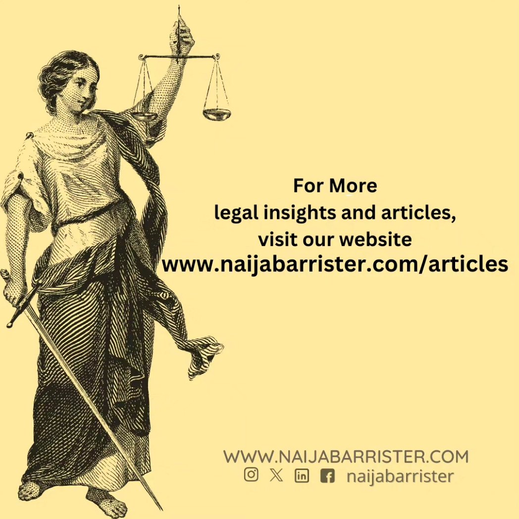 #legalarticles
#legalawareness
#nigerianlawyers
#saturdaymood