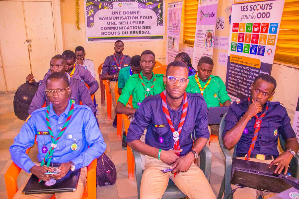 scoutdusenegal's tweet photo. En images, la cérémonie d'ouverture du Forum National de la Communication des Scouts du Sénégal, sous la présidence de Osario GOMIS, Directeur Diocésien des Œuvres Catholique de Thiès et de Antoine Ghislain Kaly, Commissaire Général des @scoutssenegal.
#forumcommunicationsds https://t.co/yiWtWp3kSM