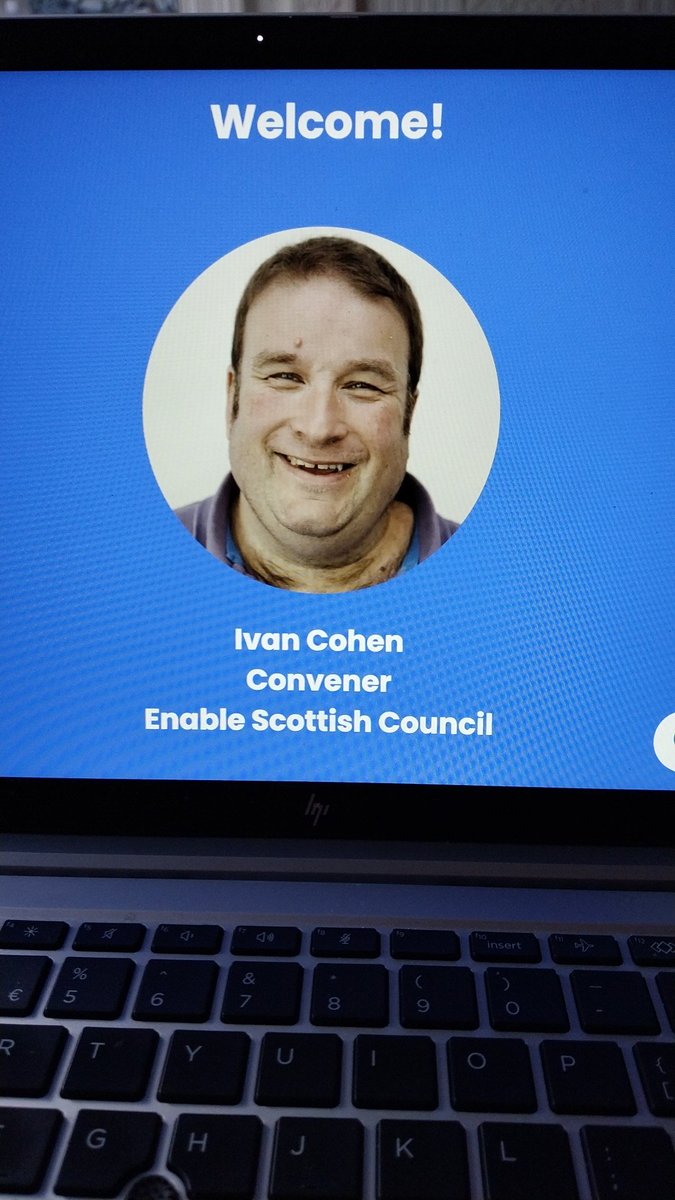 It was great to start today's Scottish Council with @thearchers charing the meeting and my Co colleague @pruedence31 taking part on Zoom and not in person today at @Enable_Tweets we have a great agenda planned #Scottishcouncil