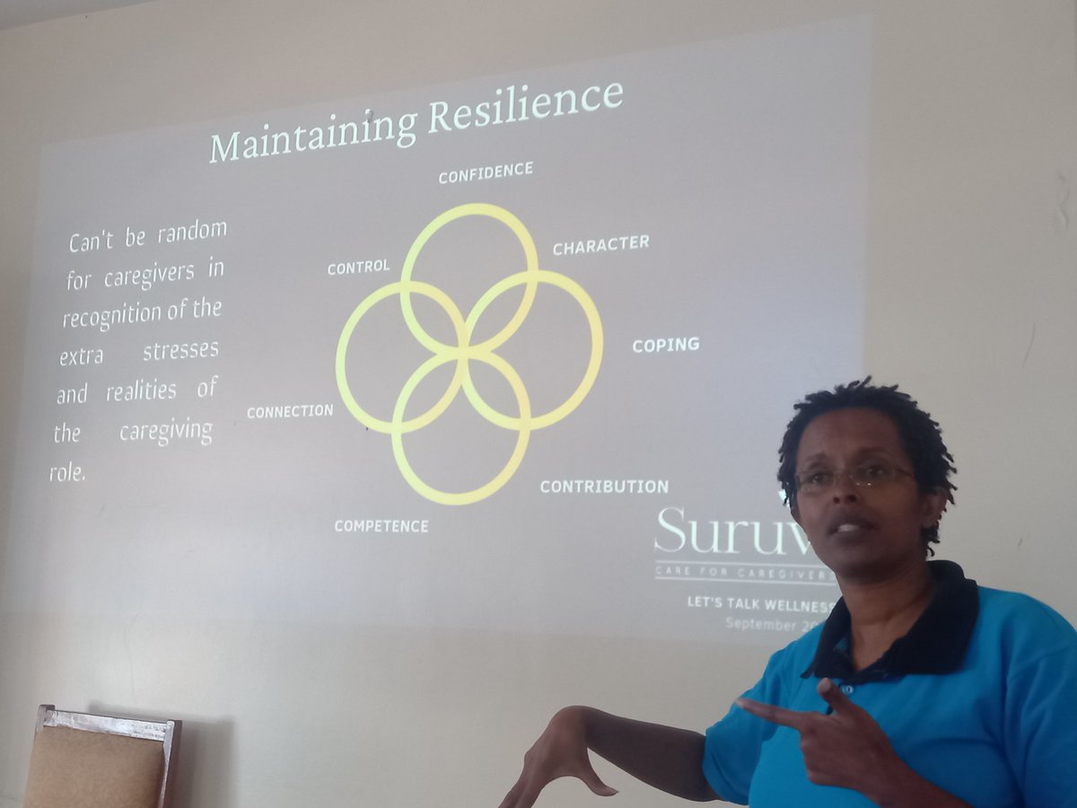 The cost of care on caregivers and the fact that maintaining resilience becomes intentional and not random. A session by Rhoda of @SuruviCaregiver to members of our community.