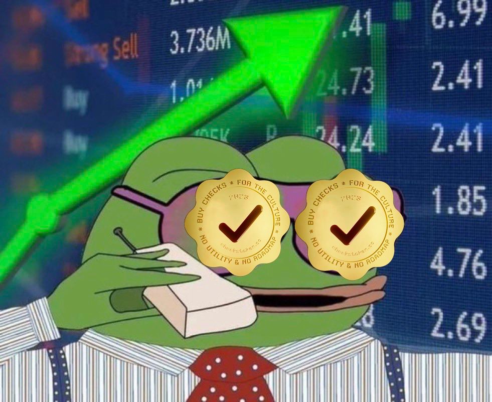 Memes win every cycle

#feelsgoodman $CHECKS