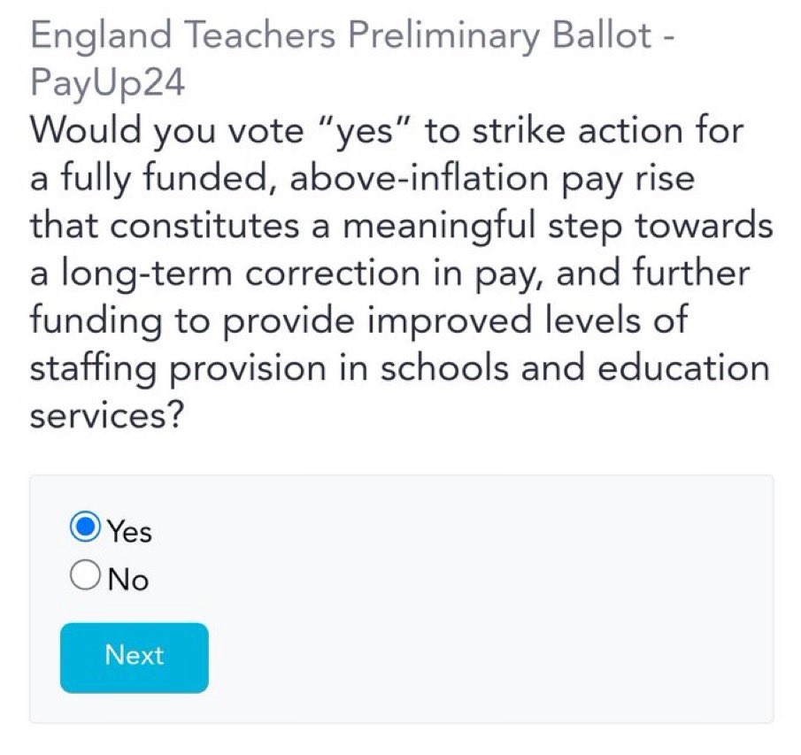 It is time to #InvestInEducation. 
#VoteYes 
#PayUp24