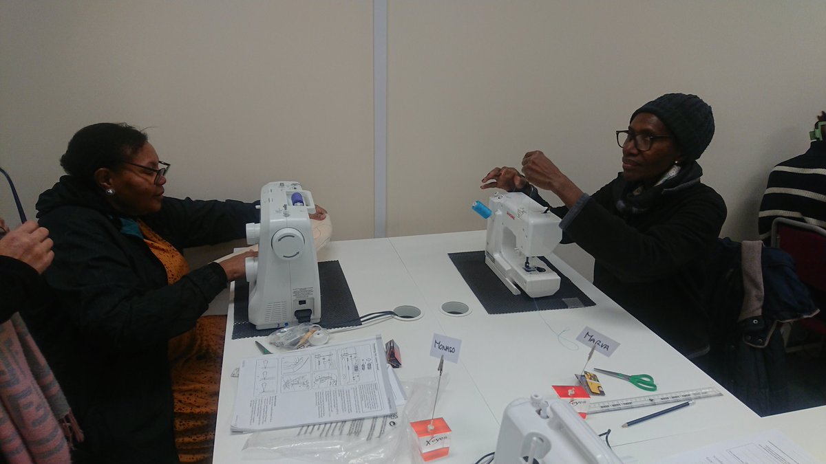 #Croydon Sewing machine workshop in full swing at #textilerepaircafe <a href="/whitgiftcroydon/">The Whitgift Centre</a>