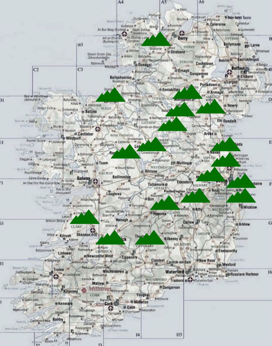 Would you look at all the little hills we’ve visited as part of our 18-venue tour of The Land of a Hundred Little Hills! We like to get about! Did you see us along the way? @kavanaghcentre @NCH_Music @artsinmonaghan @CreativeMonagh2 @artscouncil_ie