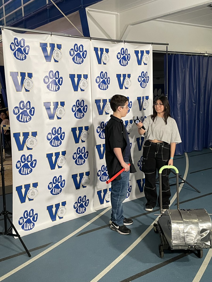 hubbardbradford's tweet image. This event is unspeakably cool. Engineering, problem-solving, teamwork, and destruction! @Wheeling_Cats honored to host #RobotRumble! Come to the field house today after 9am to witness the battles! The live stream, interviews, and broadcast are second to none. #makeitmatter
