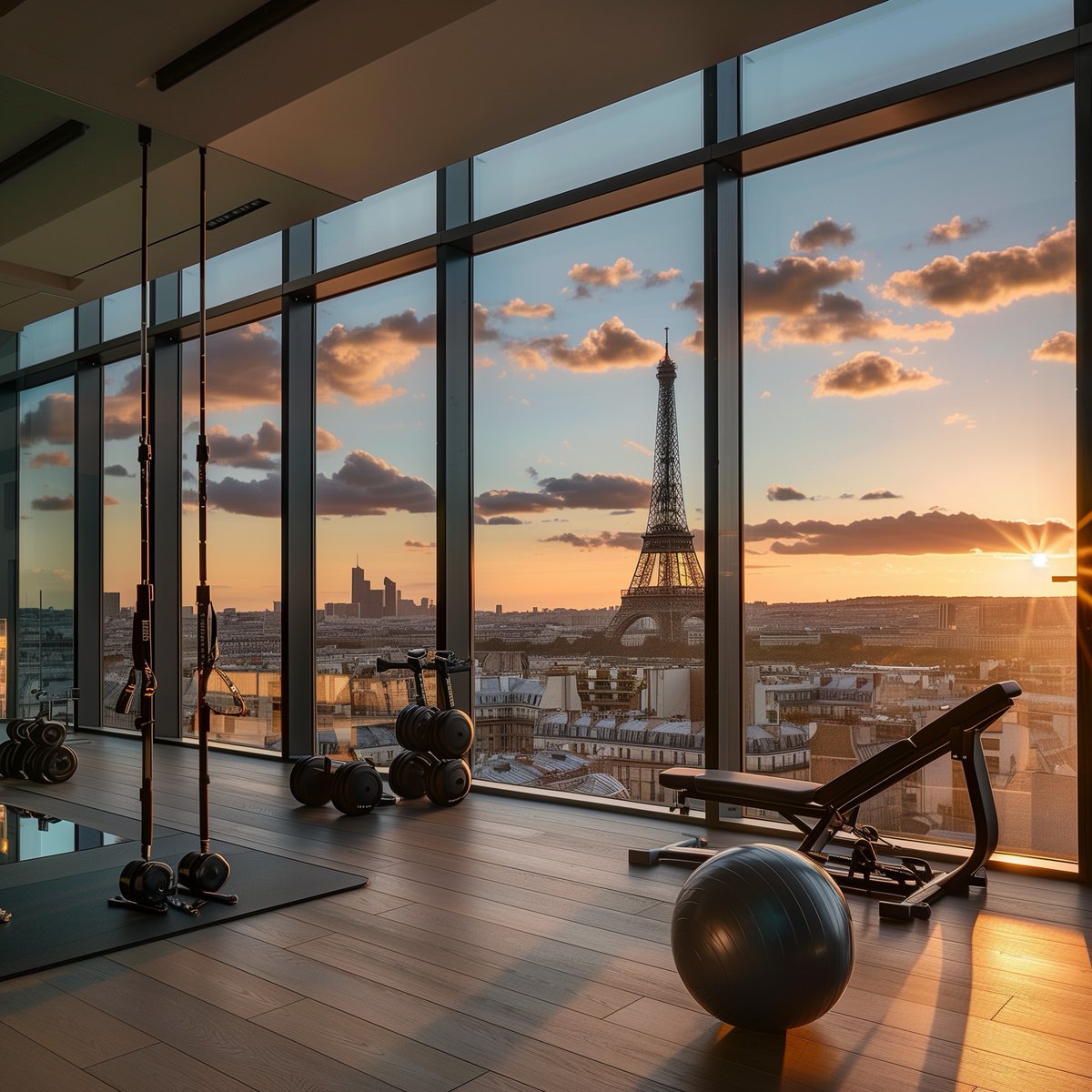 FBD_Agency's tweet image. Sunset Serenity: Fitness with a Paris View
#SunsetGym
#ParisFitness
#EiffelTowerView
#EveningWorkout