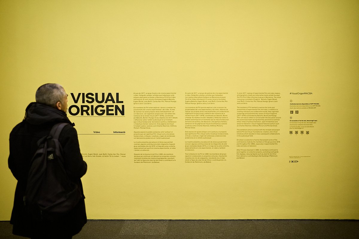 MACBA_Barcelona's tweet photo. Vols visitar la nova exposició “Visual origen. Film / Vídeo / Informació”?
Aprofita que avui és #DissabtesMACBA i l'entrada al museu és gratuïta a partir de les 16h. T'hi esperem!
Reserva la teva entrada 👉 https://t.co/psNp2VVi8V
#VisualOrigenMACBA https://t.co/B8JRdvWzgv