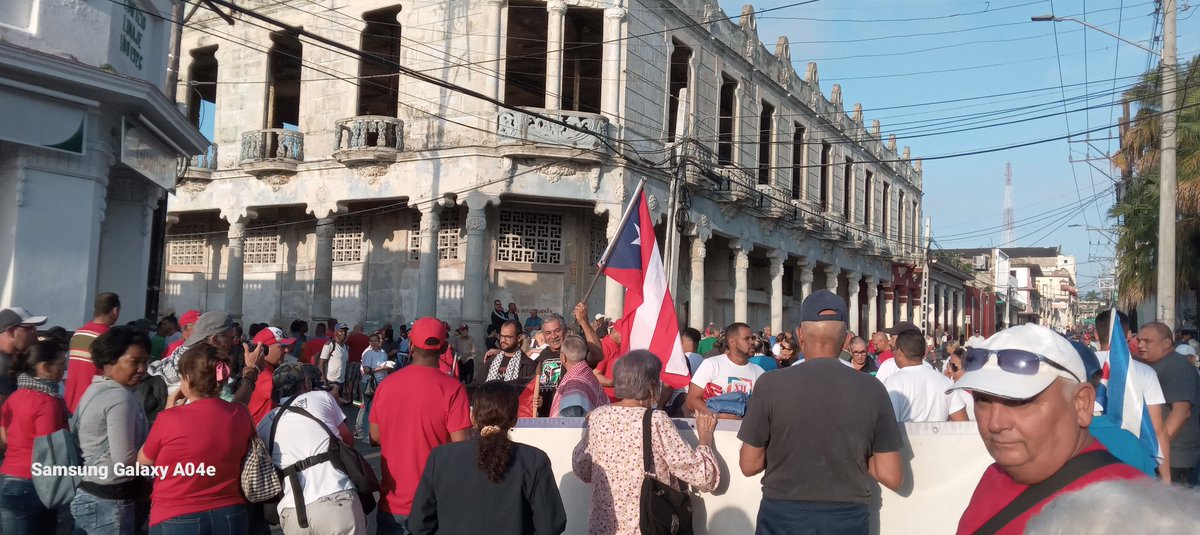 #PinardelRío y la @UPRCuba se levantan por #PalestinaLibre .