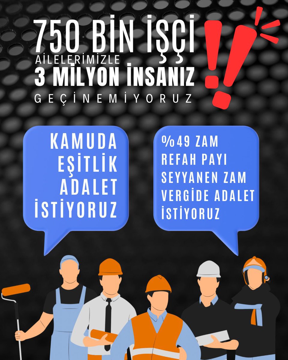 Kamu İşçisi Her Yerde, Her Yerde Biz Varız.! #isciyeAdalet