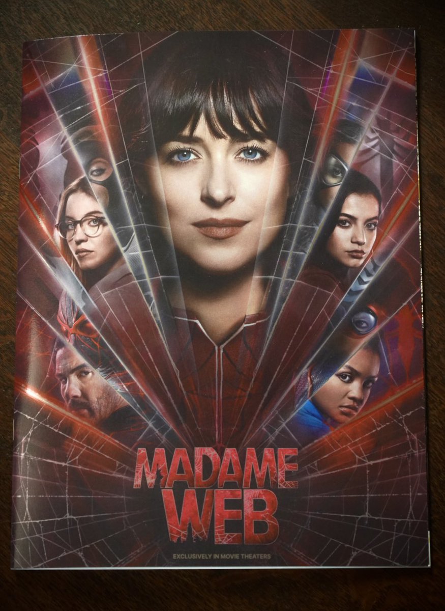 HIDEO_KOJIMA_EN's tweet image. Saw “Madame Web” at the theater.